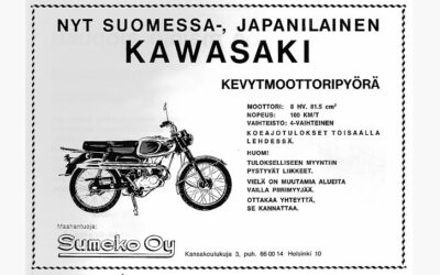 Kawasaki Suomessa 50-vuotta